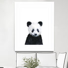 Little Panda by Amy Hamilton on GIANT ART - white digital painting