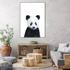 Little Panda by Amy Hamilton on GIANT ART - white digital painting