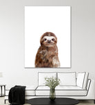 Little Sloth by Amy Hamilton on GIANT ART - brown digital painting