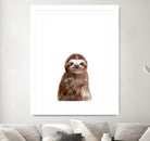 Little Sloth by Amy Hamilton on GIANT ART - brown digital painting