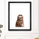 Little Sloth by Amy Hamilton on GIANT ART - brown digital painting