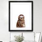 Little Sloth by Amy Hamilton on GIANT ART - brown digital painting