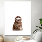 Little Sloth by Amy Hamilton on GIANT ART - brown digital painting