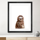 Little Sloth by Amy Hamilton on GIANT ART - brown digital painting