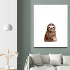 Little Sloth by Amy Hamilton on GIANT ART - brown digital painting