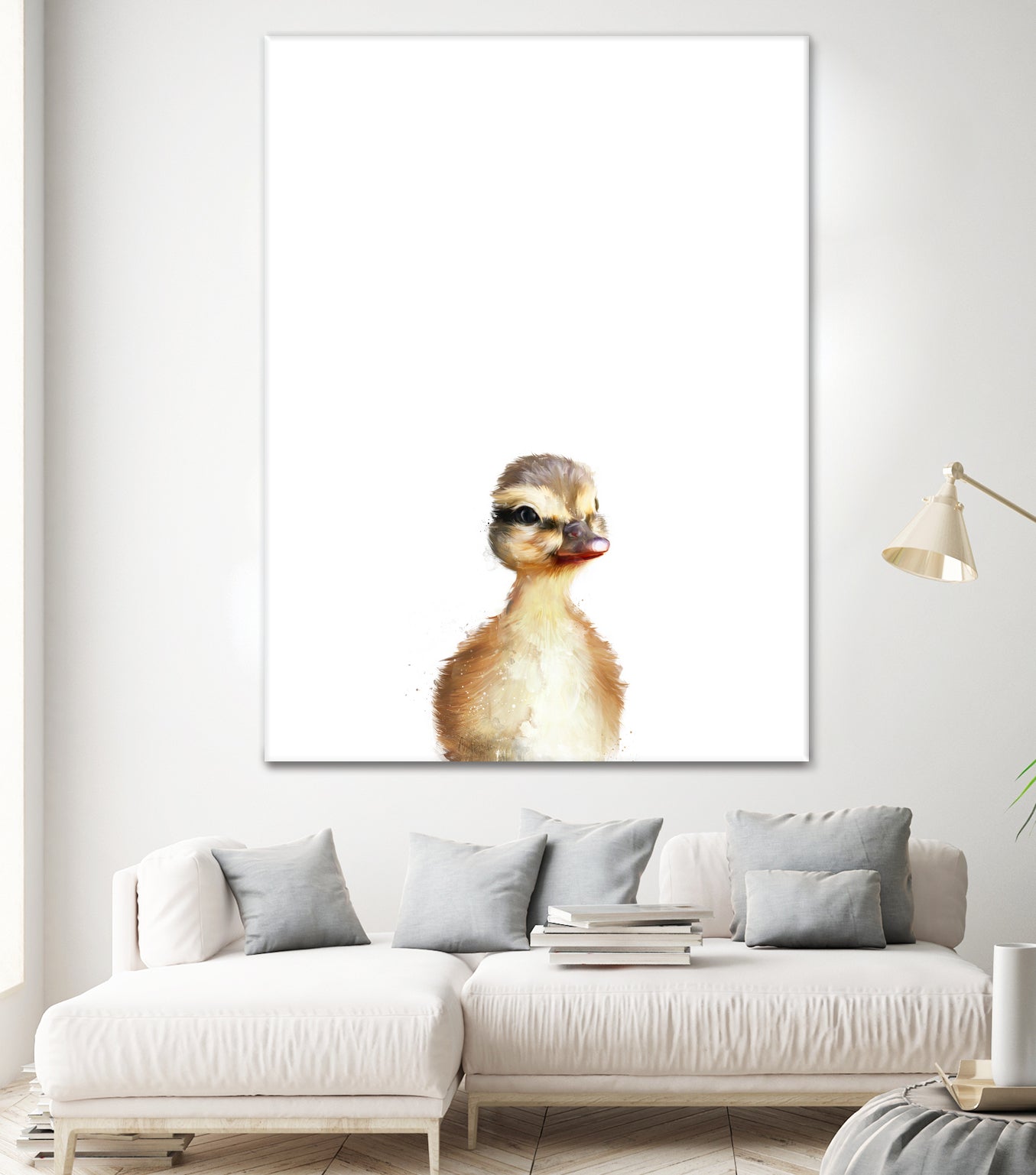 Little Duck by Amy Hamilton on GIANT ART - yellow digital painting