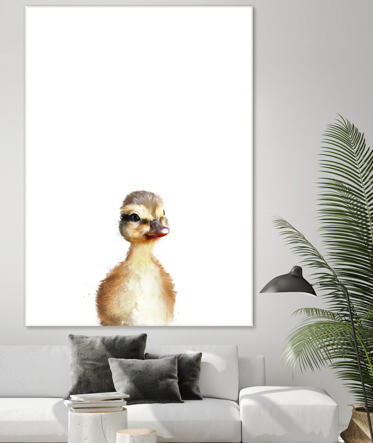 Little Duck by Amy Hamilton on GIANT ART - yellow digital painting