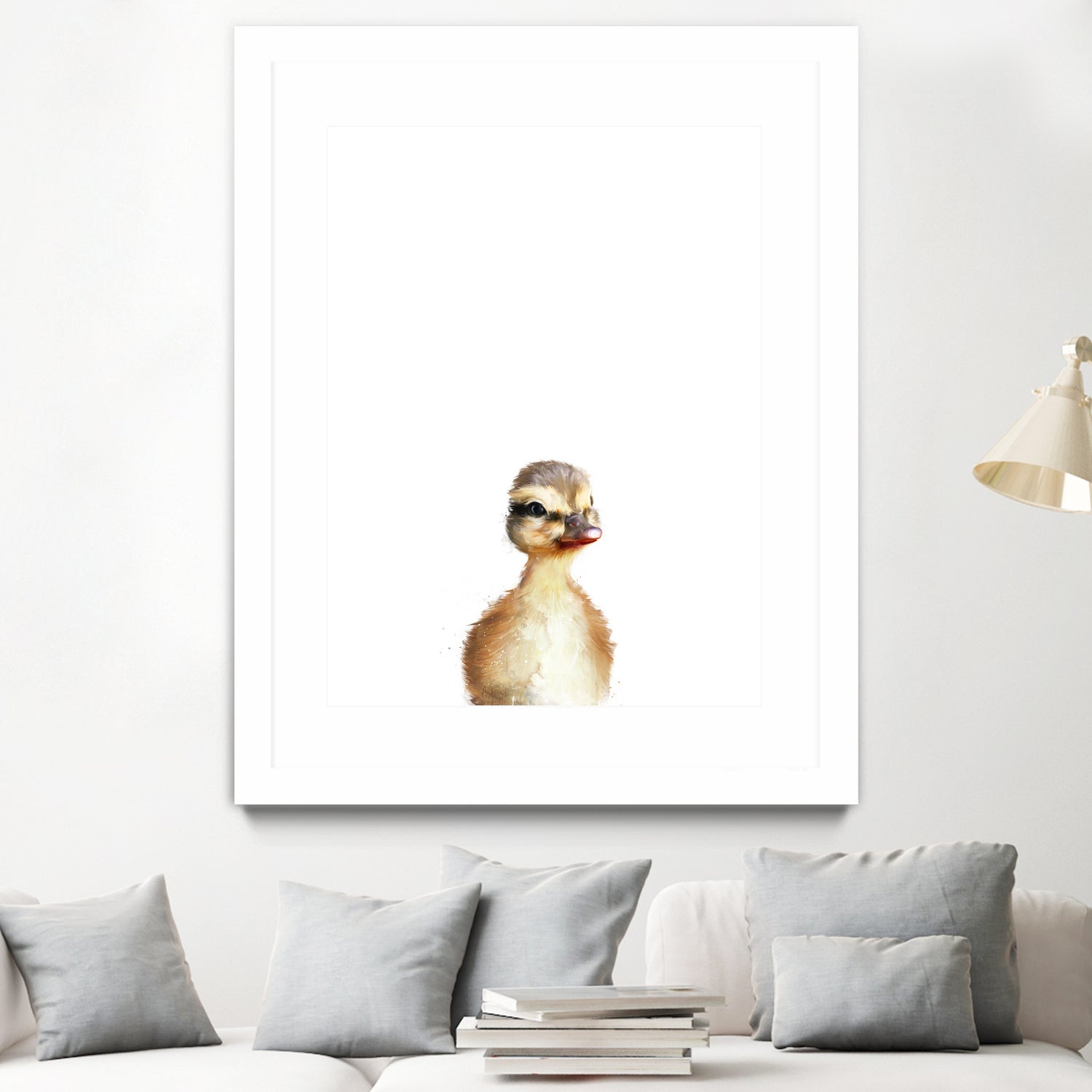 Little Duck by Amy Hamilton on GIANT ART - yellow digital painting