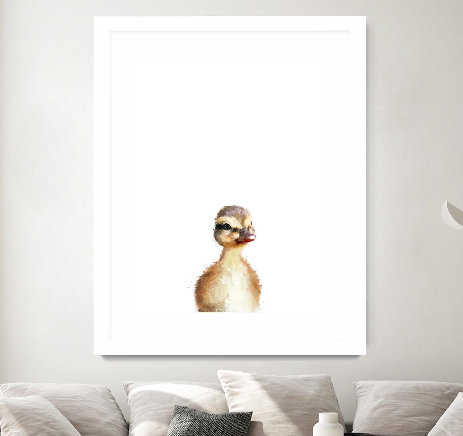 Little Duck by Amy Hamilton on GIANT ART - yellow digital painting