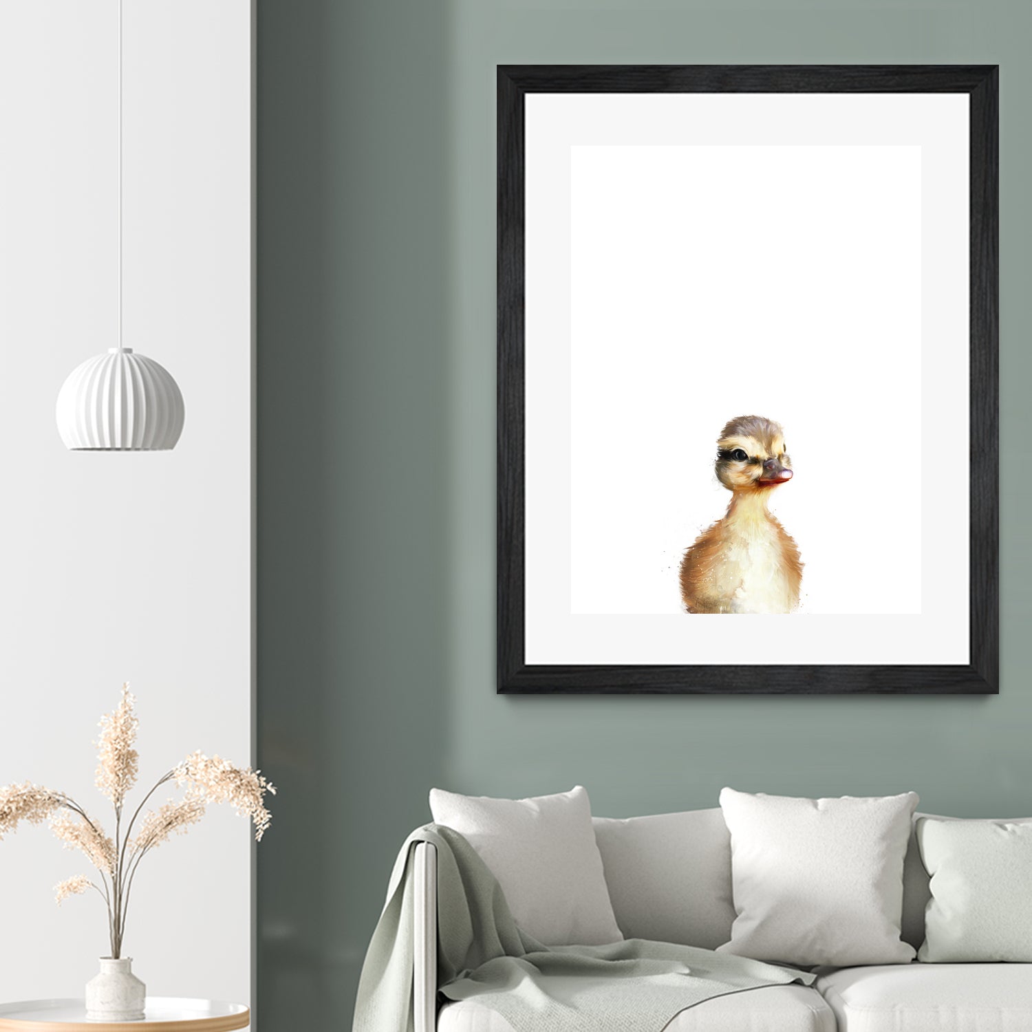 Little Duck by Amy Hamilton on GIANT ART - yellow digital painting