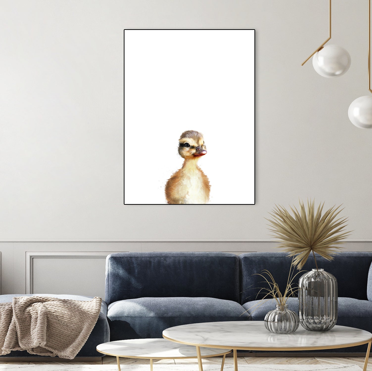 Little Duck by Amy Hamilton on GIANT ART - yellow digital painting