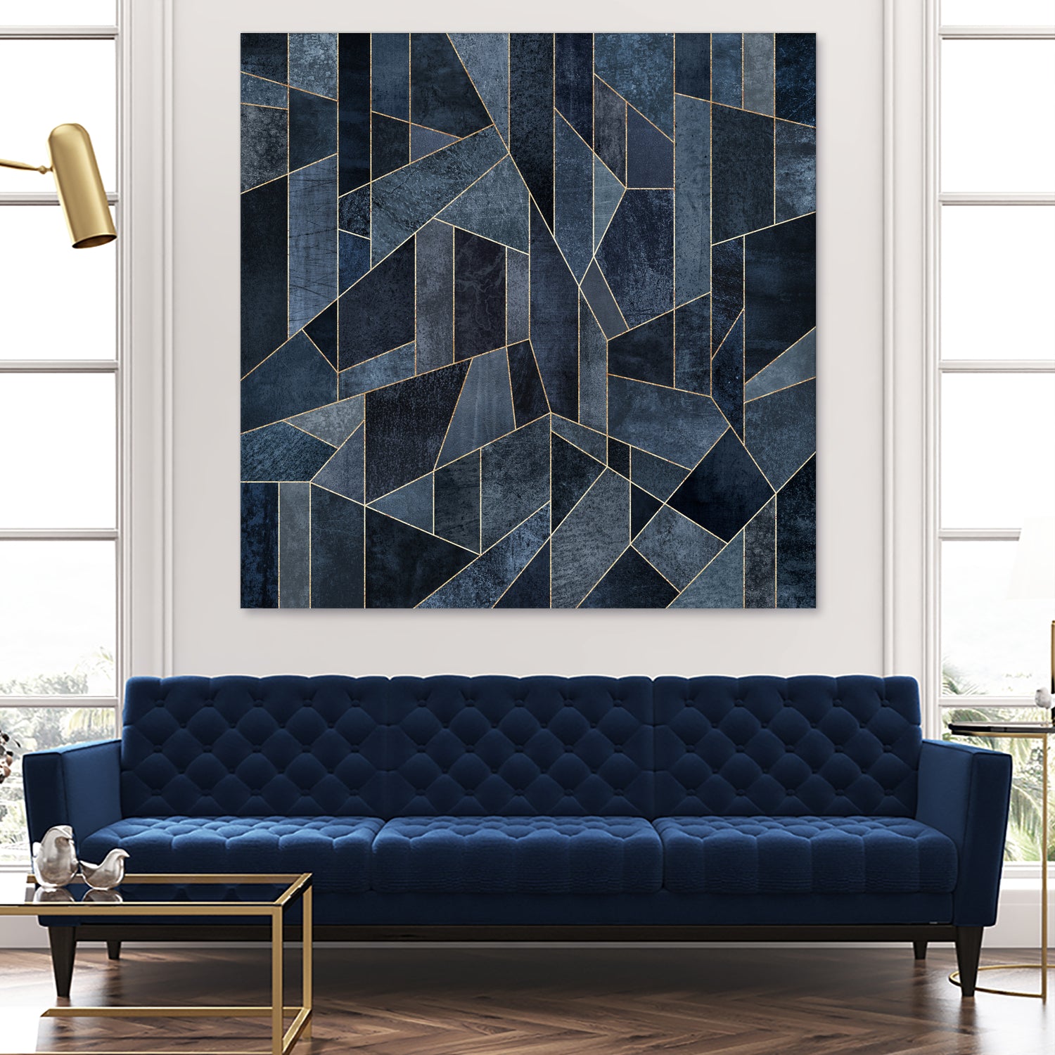 Skyscraper 1 by Elisabeth Fredriksson on GIANT ART - blue digital painting