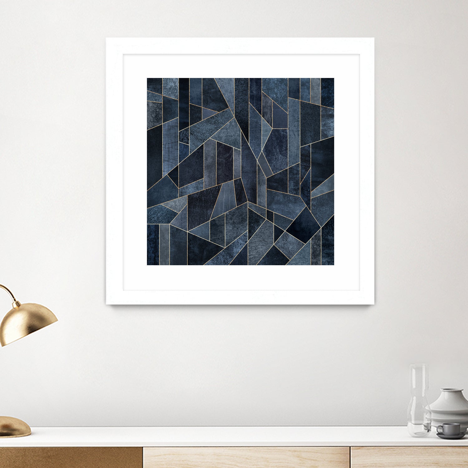 Skyscraper 1 by Elisabeth Fredriksson on GIANT ART - blue digital painting