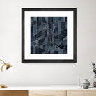 Skyscraper 1 by Elisabeth Fredriksson on GIANT ART - blue digital painting