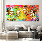 The Rolling Stones by Daniel Janda on GIANT ART - yellow digital painting