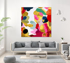 Paint Splatter by Saadana Shanmukam on GIANT ART - pink digital painting