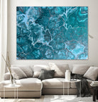 Serenity Sea by L. Renee Jones on GIANT ART - blue mixed media