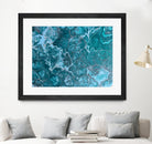 Serenity Sea by L. Renee Jones on GIANT ART - blue mixed media