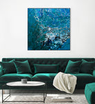 Ocean's Flow by L. Renee Jones on GIANT ART - blue mixed media