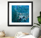 Ocean's Flow by L. Renee Jones on GIANT ART - blue mixed media