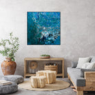 Ocean's Flow by L. Renee Jones on GIANT ART - blue mixed media