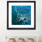 Ocean's Flow by L. Renee Jones on GIANT ART - blue mixed media