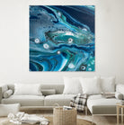 Celestial Seas by L. Renee Jones on GIANT ART - blue mixed media