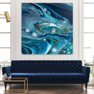 Celestial Seas by L. Renee Jones on GIANT ART - blue mixed media