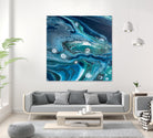 Celestial Seas by L. Renee Jones on GIANT ART - blue mixed media