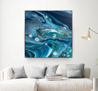 Celestial Seas by L. Renee Jones on GIANT ART - blue mixed media