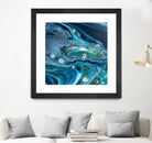 Celestial Seas by L. Renee Jones on GIANT ART - blue mixed media