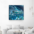 Celestial Seas by L. Renee Jones on GIANT ART - blue mixed media