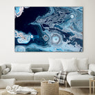 Oceans by L. Renee Jones on GIANT ART - blue mixed media