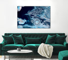 Oceans by L. Renee Jones on GIANT ART - blue mixed media