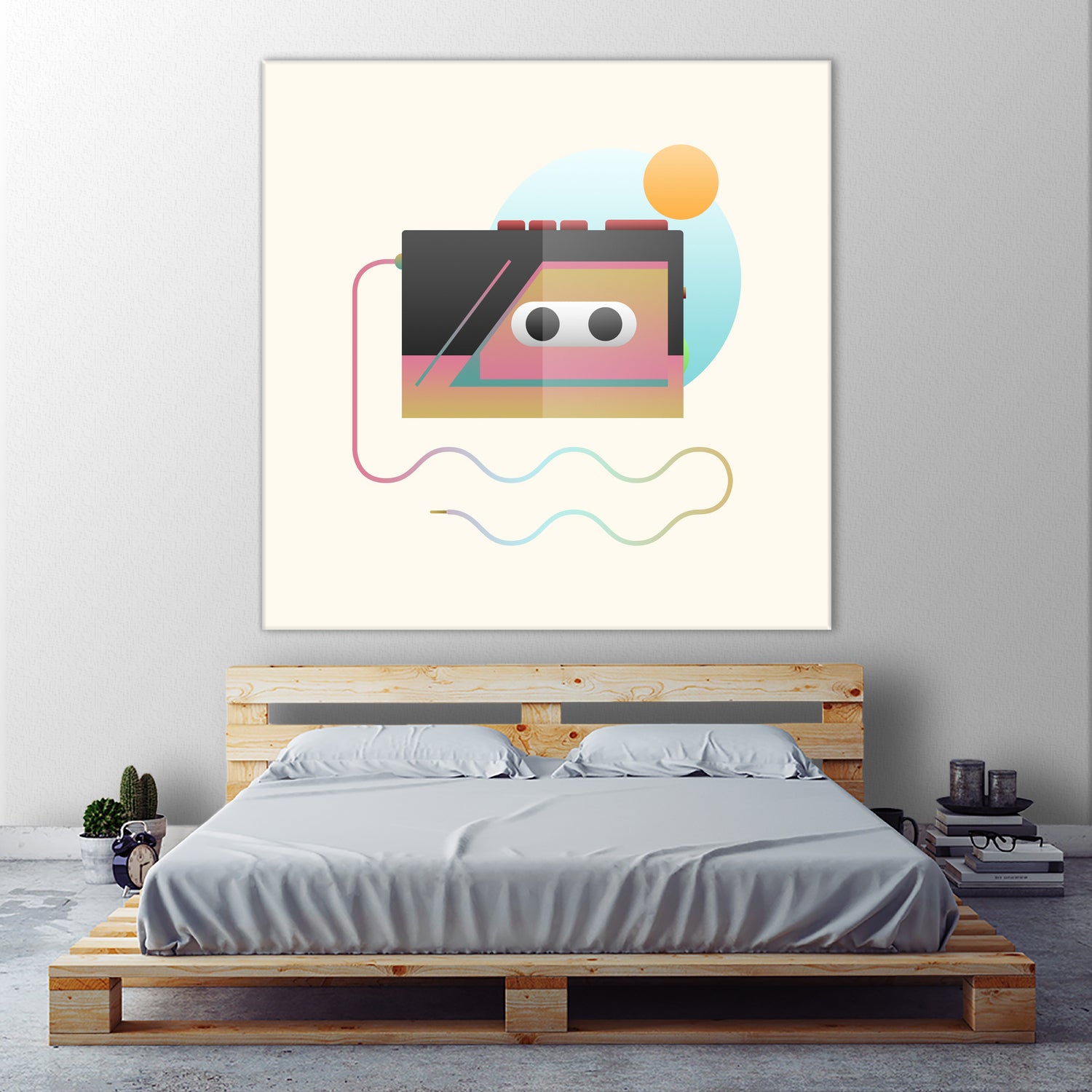 Summer Rhythm by Francisco Moreno on GIANT ART - yellow vector illustration