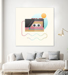 Summer Rhythm by Francisco Moreno on GIANT ART - yellow vector illustration