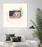 Summer Rhythm by Francisco Moreno on GIANT ART - yellow vector illustration