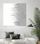 Concrete Fringe W On Side by Emeline Tate-Robertson on GIANT ART - gray digital painting