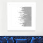 Concrete Fringe W On Side by Emeline Tate-Robertson on GIANT ART - gray digital painting