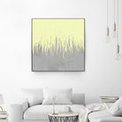 Concrete Fringe Yellow by Emeline Tate-Robertson on GIANT ART - yellow digital painting