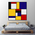 Mondrian De Stijl Art Movement by Saadana Shanmukam on GIANT ART - yellow digital drawing