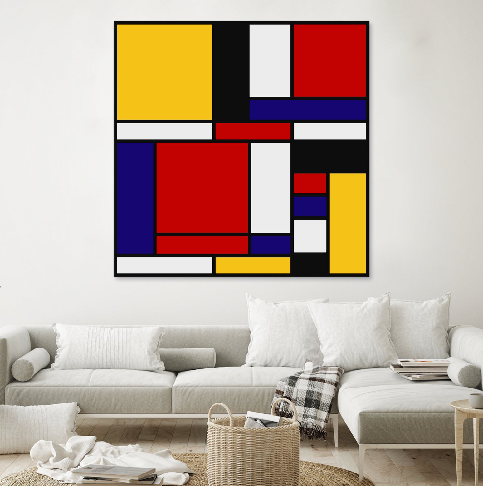 Mondrian De Stijl Art Movement by Saadana Shanmukam on GIANT ART - red digital drawing