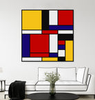 Mondrian De Stijl Art Movement by Saadana Shanmukam on GIANT ART - red digital drawing