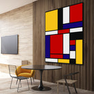 Mondrian De Stijl Art Movement by Saadana Shanmukam on GIANT ART - red digital drawing