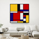 Mondrian De Stijl Art Movement by Saadana Shanmukam on GIANT ART - red digital drawing