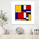 Mondrian De Stijl Art Movement by Saadana Shanmukam on GIANT ART - red digital drawing