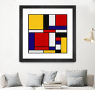 Mondrian De Stijl Art Movement by Saadana Shanmukam on GIANT ART - red digital drawing