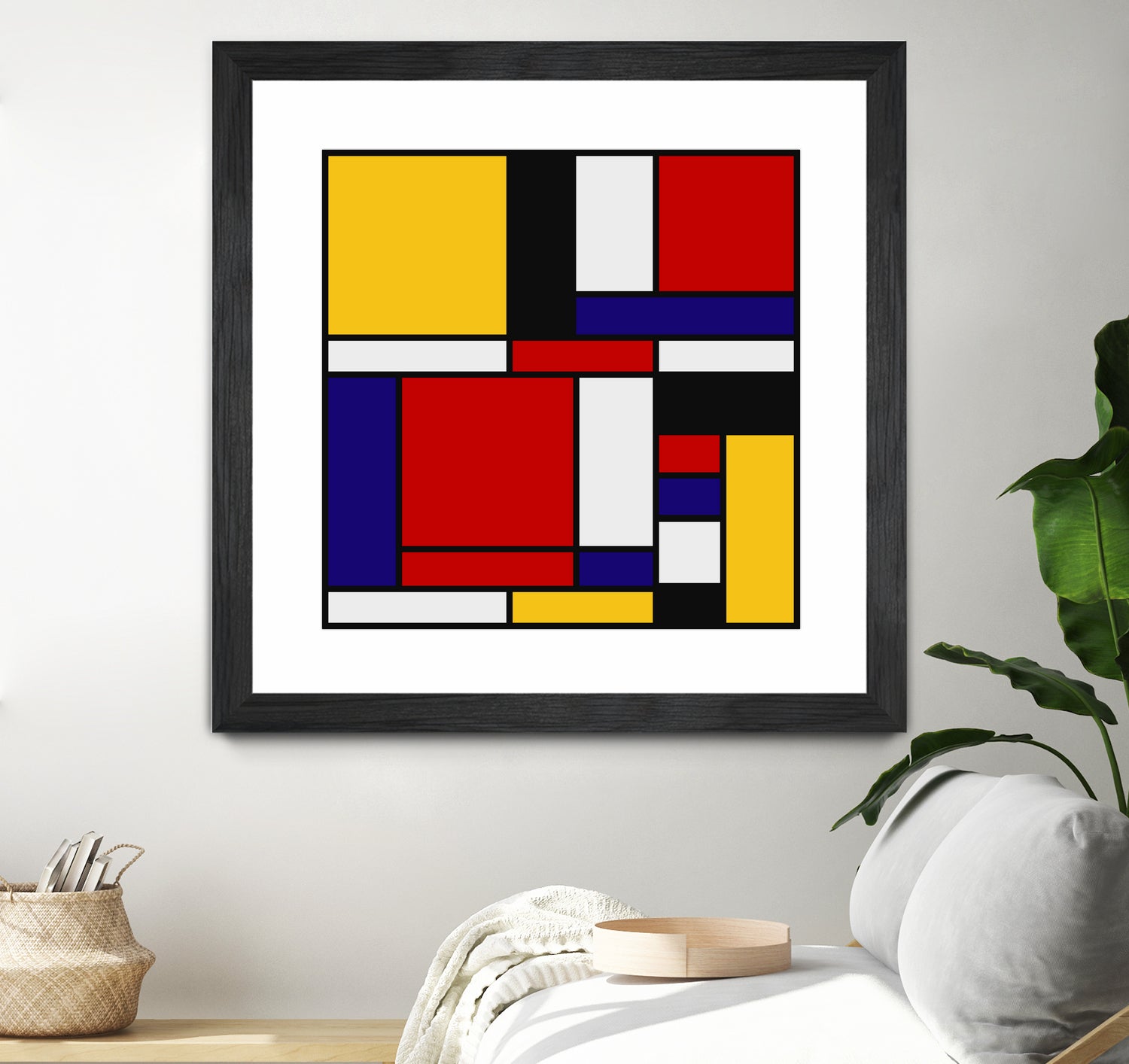 Mondrian De Stijl Art Movement by Saadana Shanmukam on GIANT ART - red digital drawing