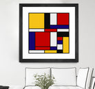 Mondrian De Stijl Art Movement by Saadana Shanmukam on GIANT ART - red digital drawing