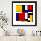 Mondrian De Stijl Art Movement by Saadana Shanmukam on GIANT ART - red digital drawing